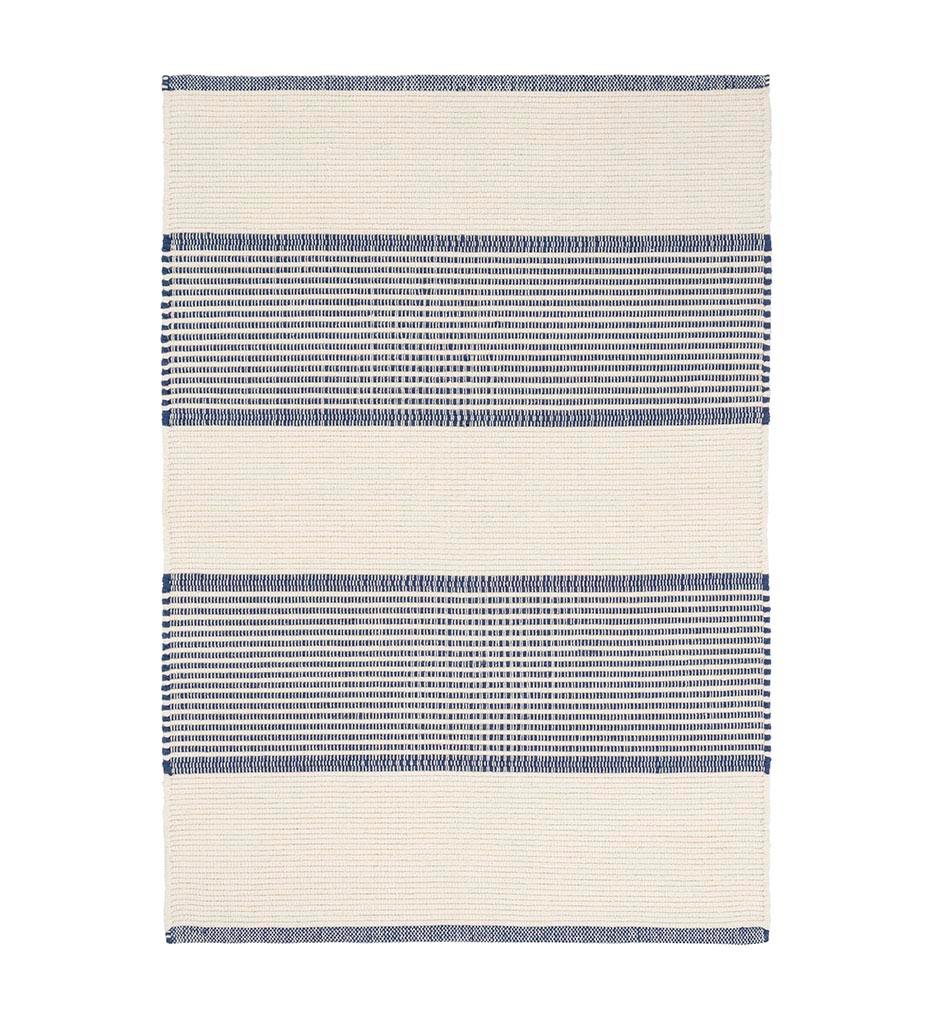 Allred Collaborative - Dash and Albert - La Mirada Navy Woven Cotton Rug - La Mirada Navy Woven Cotton Rug - DA1150-23