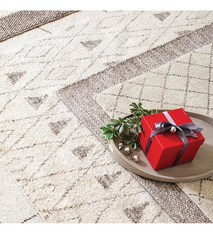 Allred Collaborative - Dash and Albert - Loggia Grey Woven Wool Rug - Loggia Grey Woven Wool Rug - DA1068-23