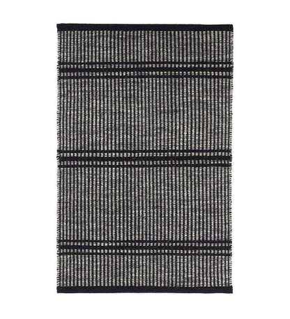 Allred Collaborative - Dash and Albert - Malta Black Woven Wool Rug - Malta Black Woven Wool Rug - DA1698-23