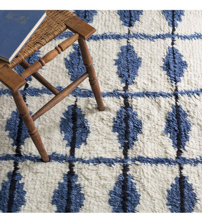 Allred Collaborative - Dash and Albert - Noma Indigo Woven Wool Rug - Noma Indigo Woven Wool Rug - DA850-23