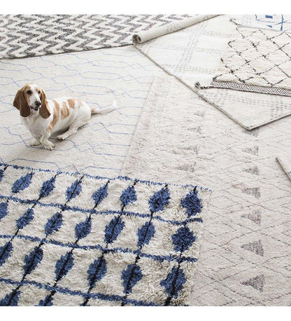 Allred Collaborative - Dash and Albert - Noma Indigo Woven Wool Rug - Noma Indigo Woven Wool Rug - DA850-23