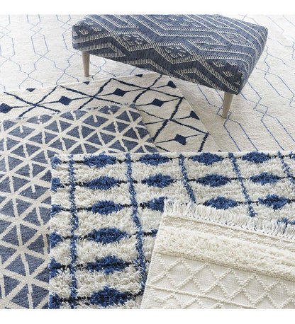 Allred Collaborative - Dash and Albert - Noma Indigo Woven Wool Rug - Noma Indigo Woven Wool Rug - DA850-23