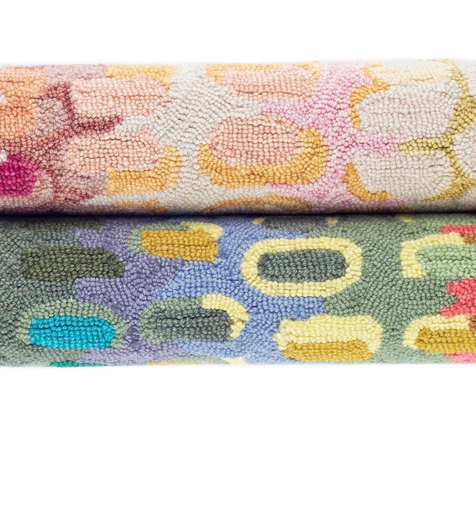 Allred Collaborative - Dash and Albert - Paint Chip Pastel Micro Hooked Wool Rug - Paint Chip Pastel Micro Hooked Wool Rug - DA1002-23