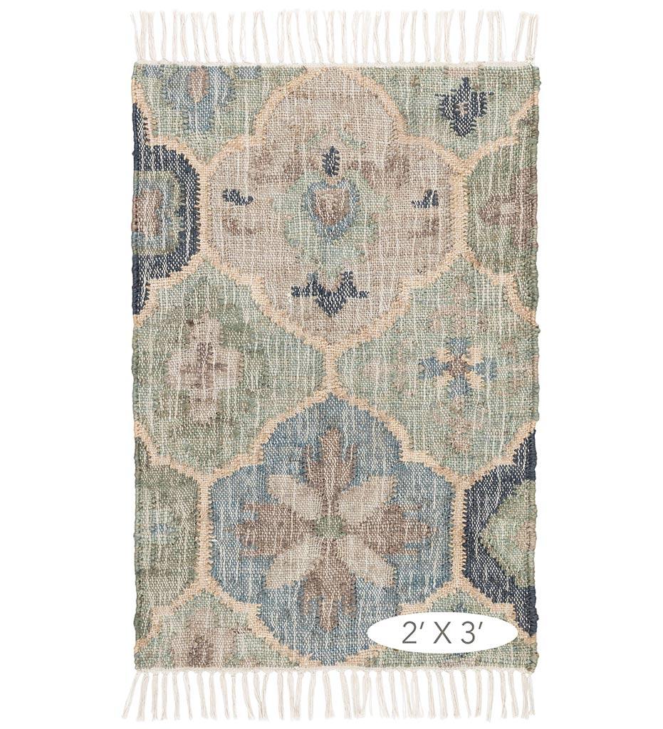 Allred Collaborative - Dash and Albert - Pali Blue Woven Jute Rug - Pali Blue Woven Jute Rug - DA1399-23