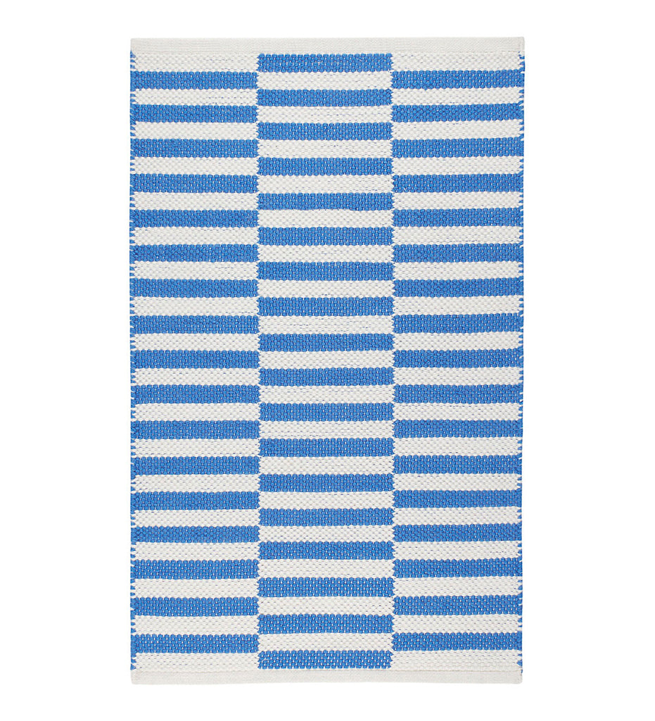 Allred Collaborative - Dash and Albert - Sailing Stripe French Blue Handwoven Indoor / Outdoor Rug - Sailing Stripe French Blue Handwoven Indoor / Outdoor Rug - DA1961-23