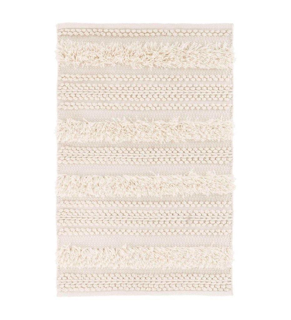 Allred Collaborative - Dash and Albert - Zhara Stripe Ivory Indoor/Outdoor Rug - Zhara Stripe Ivory Indoor/Outdoor Rug - DA1039-23