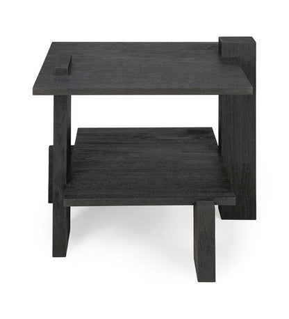 Allred Collaborative - Ethnicraft - Abstract Side Table - Teak Black Varnished - Abstract Side Table - Teak Black Varnished - 10120