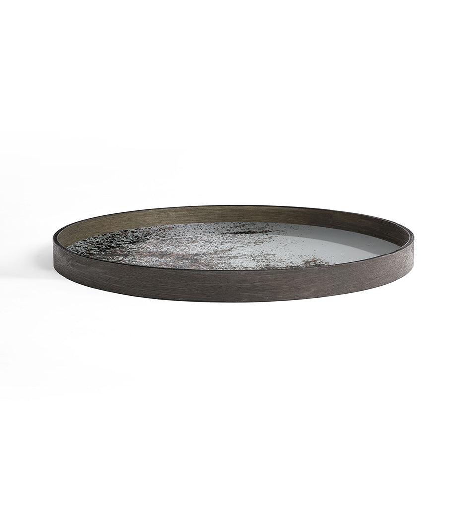 Allred Collaborative - Ethnicraft - Aged Mirror Tray - Round - Aged Mirror Tray - Round - 20315