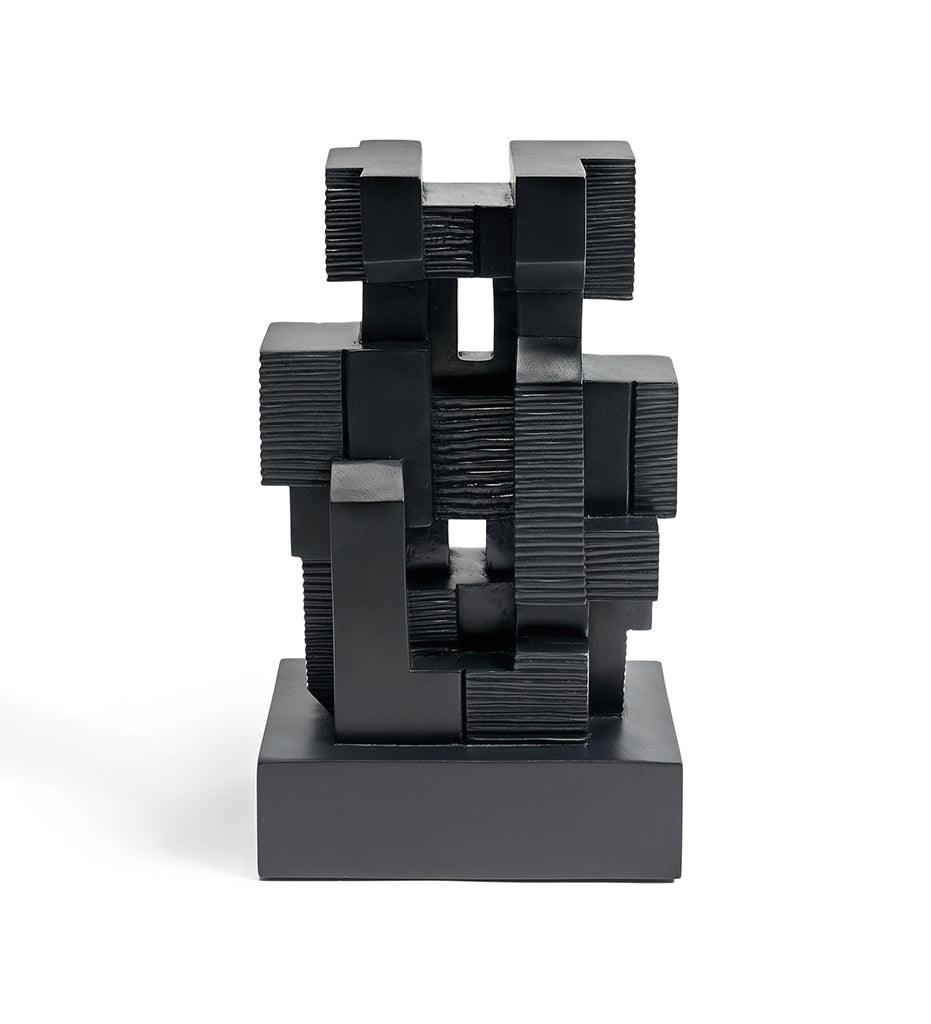 Allred Collaborative - Ethnicraft - Black Block Sculpture - Mahogany - Black Block Sculpture - Mahogany - 29701