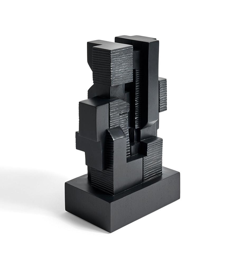 Allred Collaborative - Ethnicraft - Black Block Sculpture - Mahogany - Black Block Sculpture - Mahogany - 29701