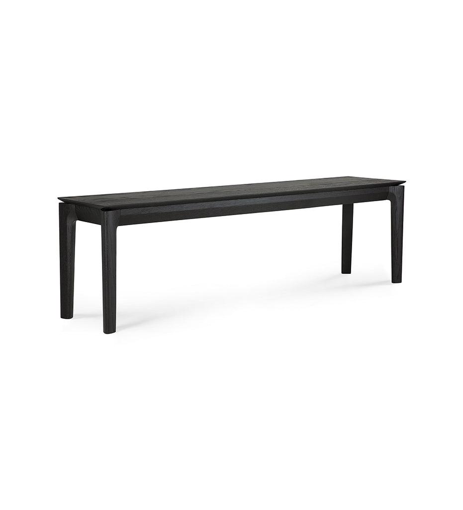 Allred Collaborative - Ethnicraft - Black Oak Bok Bench - Varnished - - Black Oak Bok Bench - Varnished - - 51537