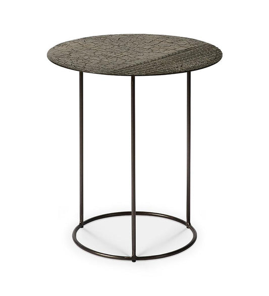 Allred Collaborative - Ethnicraft - Celeste Side Table - - Celeste Side Table - Celeste Side Table - - Whiskey / Lava Linear 25924