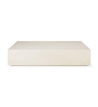 Allred Collaborative - Ethnicraft - Elements Coffee Table - Microcement - Off White - 47 in. - Elements Coffee Table - Microcement - Off White - 47 in. - 26411