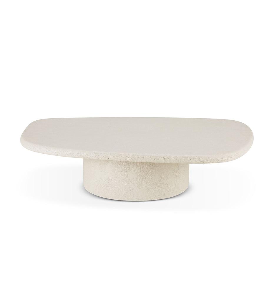 Allred Collaborative - Ethnicraft - Elements Coffee Table - Microcement - Off White - Pebble Shape - 56 in. - Elements Coffee Table - Microcement - Off White - Pebble Shape - 56 in. - 26412