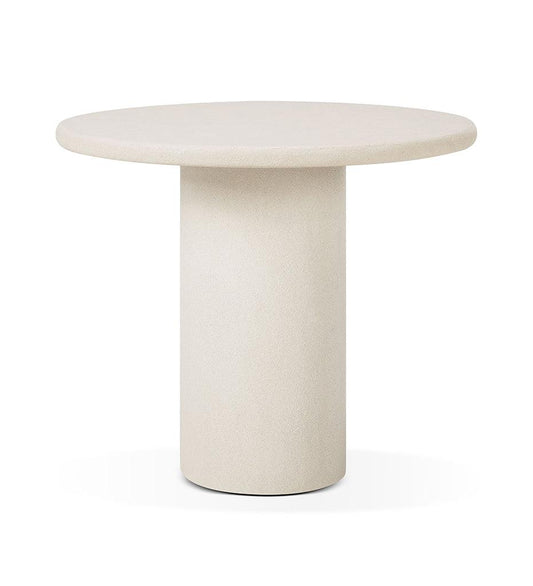 Allred Collaborative - Ethnicraft - Elements Dining Table - Microcement - Off White - Round - - Elements Dining Table - Microcement - Off White - Round - - 26422