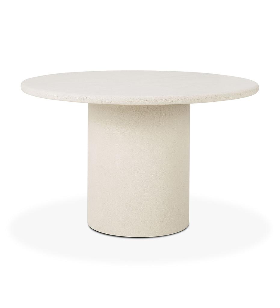 Allred Collaborative - Ethnicraft - Elements Dining Table - Microcement - Off White - Round - - Elements Dining Table - Microcement - Off White - Round - - 26423