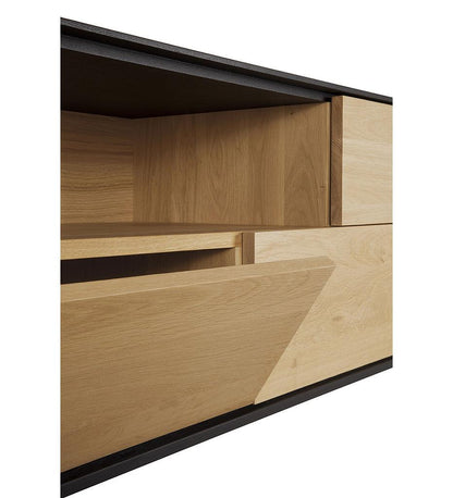 Allred Collaborative - Ethnicraft - Oak Blackbird TV Cupboard - Oak Blackbird TV Cupboard - 51473