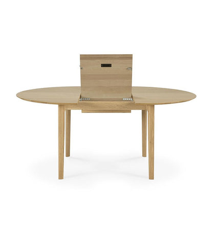 Allred Collaborative - Ethnicraft - Oak Bok Round Extendable Dining Table - Oak Bok Round Extendable Dining Table - 51527