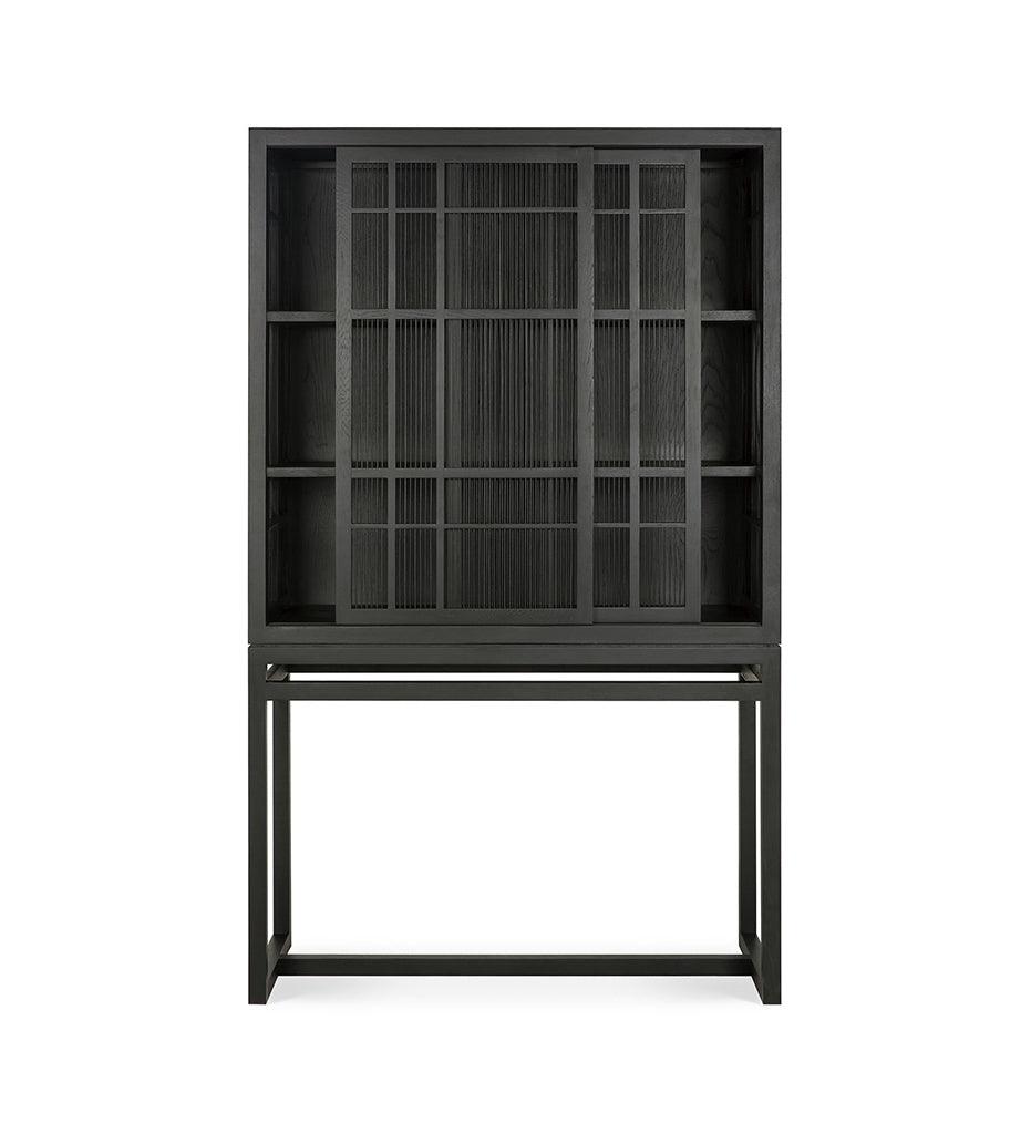 Allred Collaborative - Ethnicraft - Oak Burung Storage Cupboard - Black - Oak Burung Storage Cupboard - Black - 12345