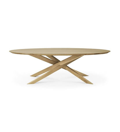 Allred Collaborative - Ethnicraft - Oak Mikado Oval Coffee Table - Oak Mikado Oval Coffee Table - 50544