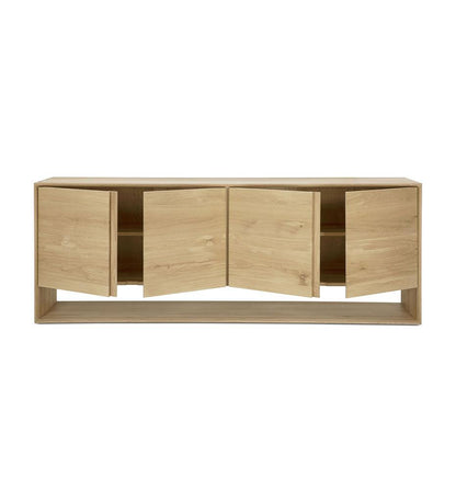 Allred Collaborative - Ethnicraft - Oak Nordic Sideboard - 4 Doors - Oak Nordic Sideboard - 4 Doors - 51438