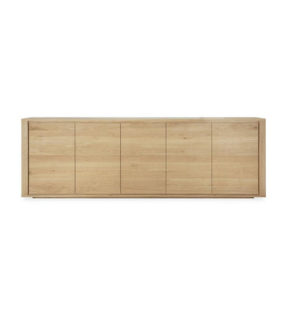 Allred Collaborative - Ethnicraft - Oak Shadow Sideboard - 5 Doors - Oak Shadow Sideboard - 5 Doors - 51373