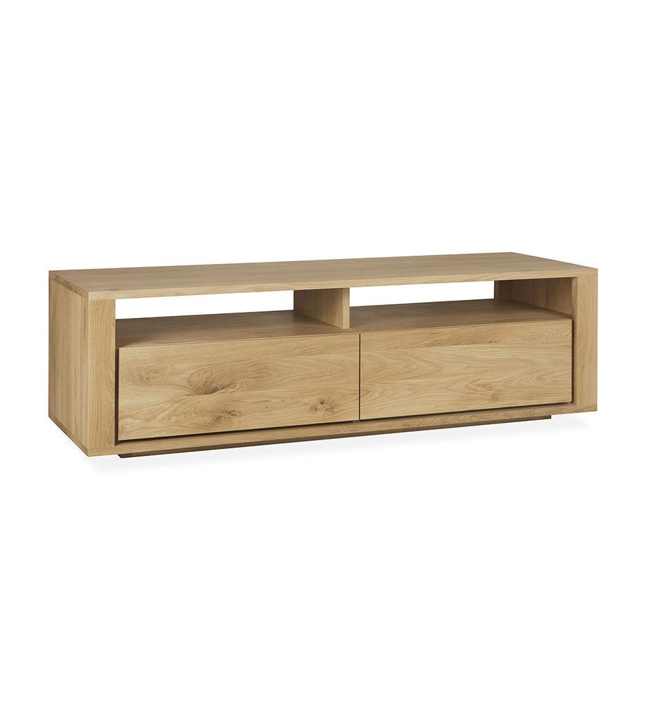 Allred Collaborative - Ethnicraft - Oak Shadow TV Cupboard - Drawers - - Oak Shadow TV Cupboard - Drawers - - 51375