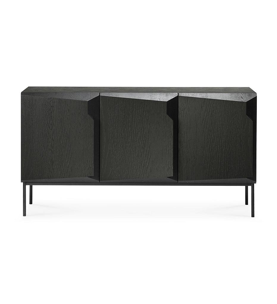 Allred Collaborative - Ethnicraft - Oak Stairs Black Sideboard - - Oak Stairs Black Sideboard - - 50437