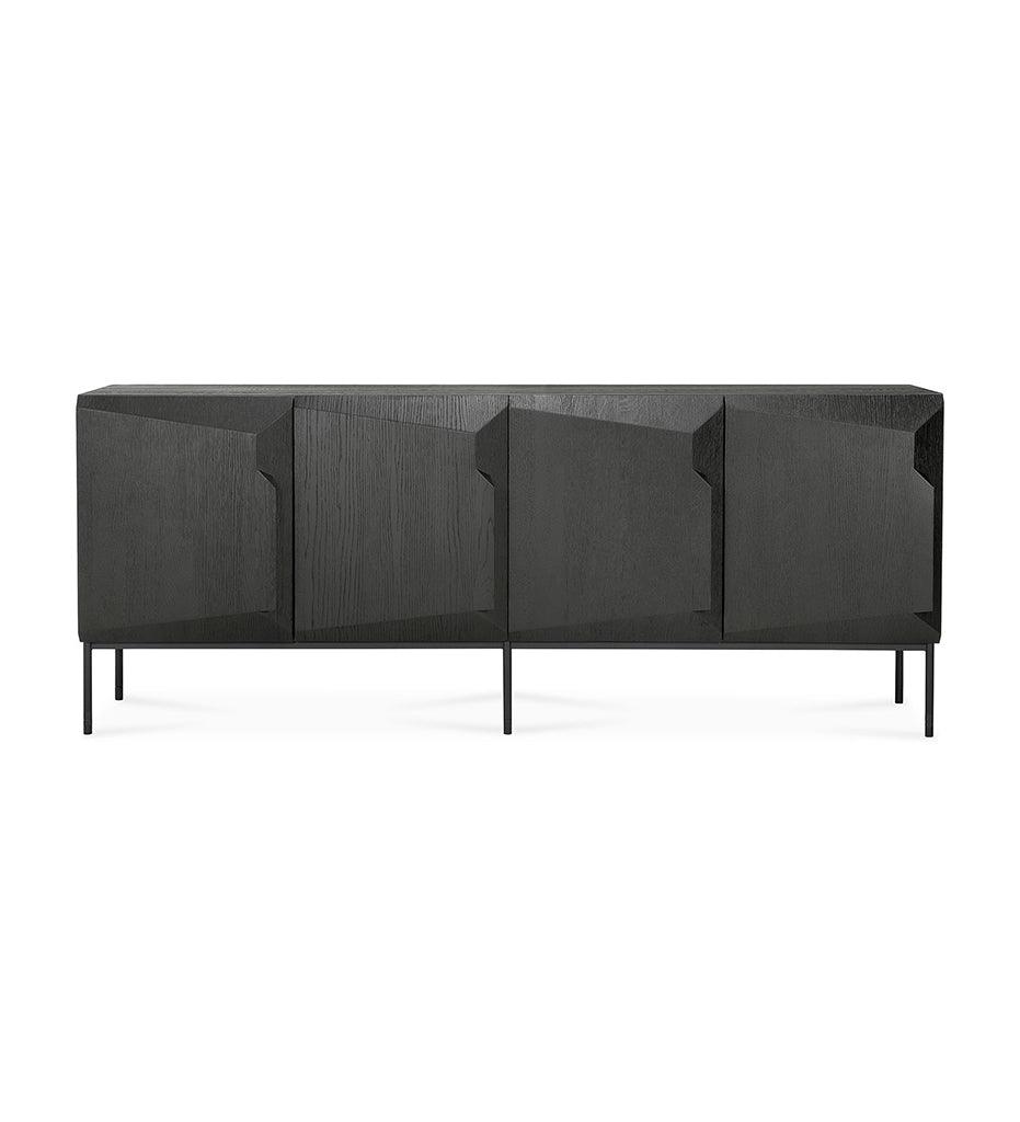 Allred Collaborative - Ethnicraft - Oak Stairs Black Sideboard - - Oak Stairs Black Sideboard - - 50437