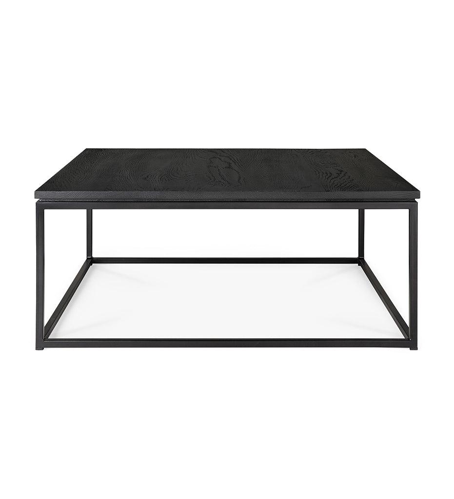 Allred Collaborative - Ethnicraft - Oak Thin Black Coffee Table - Square - Oak Thin Black Coffee Table - Square - 50520