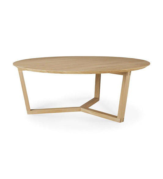 Allred Collaborative - Ethnicraft - Oak Tripod Coffee Table - Oak Tripod Coffee Table - 50530