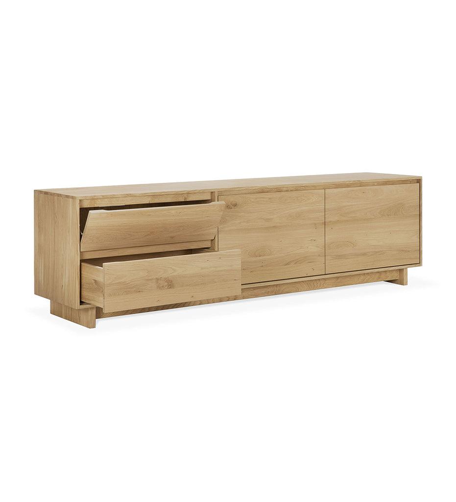 Allred Collaborative - Ethnicraft - Oak Wave TV Cupboard - Oak Wave TV Cupboard - 51453