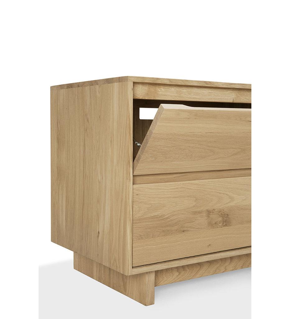 Allred Collaborative - Ethnicraft - Oak Wave TV Cupboard - Oak Wave TV Cupboard - 51453