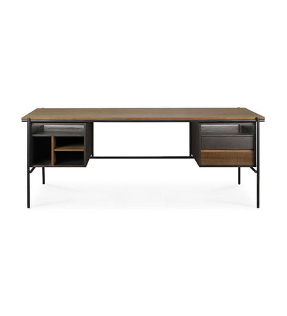 Allred Collaborative - Ethnicraft - Oscar Desk With Drawers - Oscar Desk With Drawers - 10141