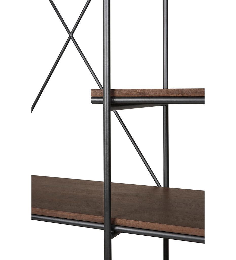 Allred Collaborative - Ethnicraft - Oscar Hanging Rack - Varnished Brown Teak - 55 in. - Oscar Hanging Rack - Varnished Brown Teak - 55 in. - 10101