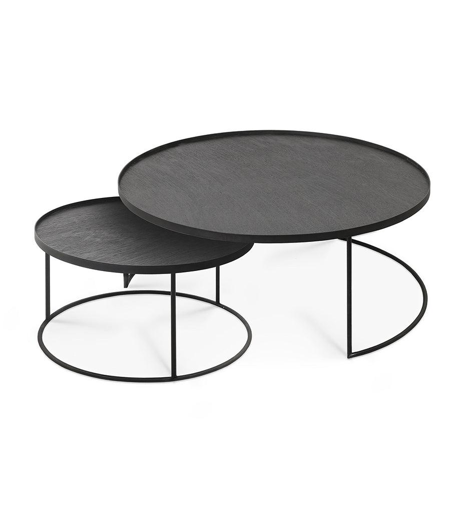 Allred Collaborative - Ethnicraft - Round Tray Coffee Table Frame Set - L/XL - Round Tray Coffee Table Frame Set - L/XL - 20329