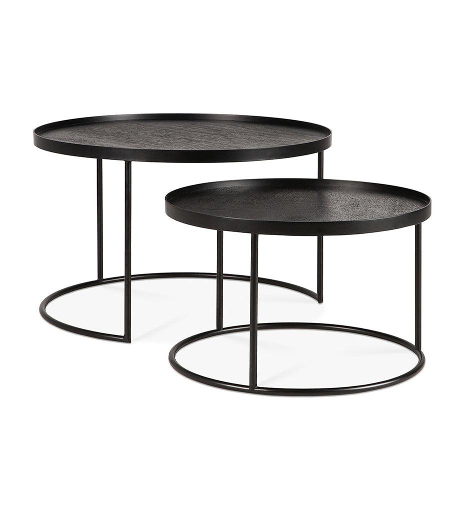 Allred Collaborative - Ethnicraft - Round Tray Coffee Table Frame Set - S/L - Round Tray Coffee Table Frame Set - S/L - 20726