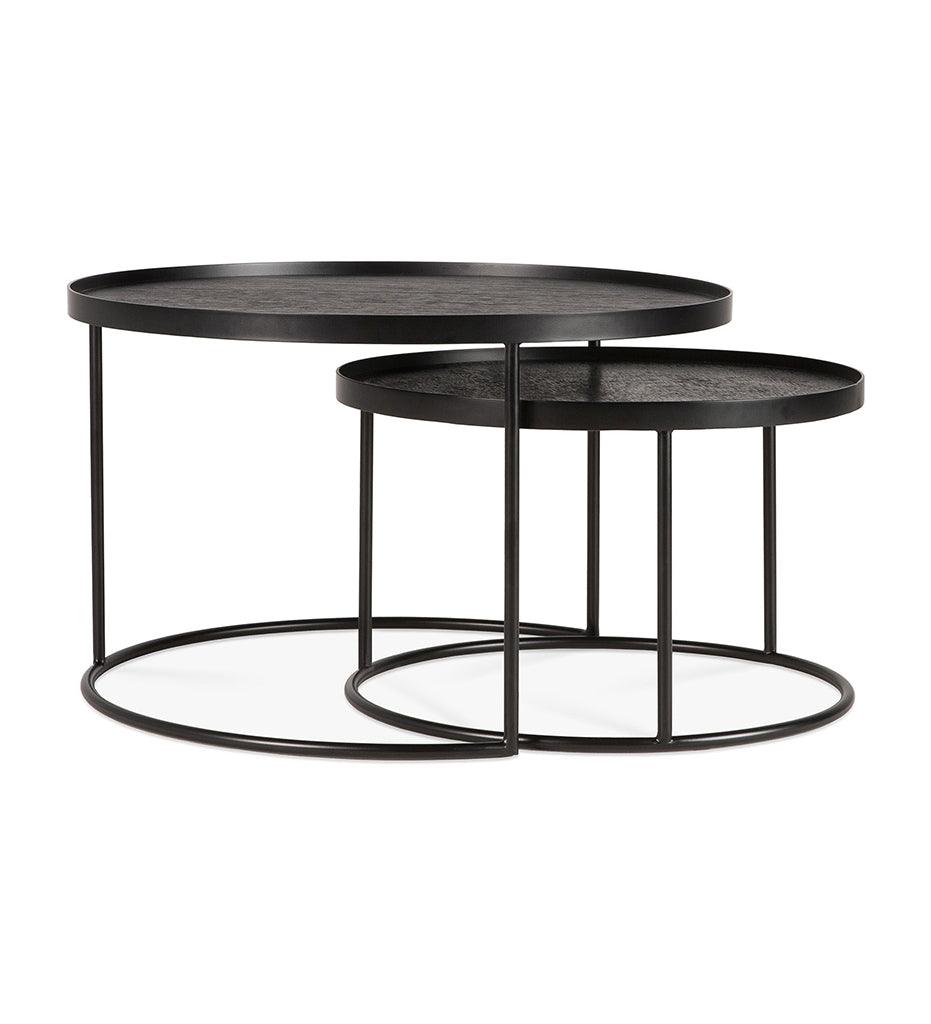 Allred Collaborative - Ethnicraft - Round Tray Coffee Table Frame Set - S/L - Round Tray Coffee Table Frame Set - S/L - 20726