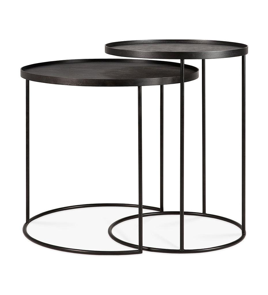 Allred Collaborative - Ethnicraft - Round Tray Side Table Frame Set - Round Tray Side Table Frame Set - 20721