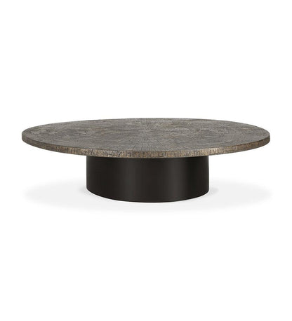 Allred Collaborative - Ethnicraft - Slice Oval Coffee Table - Minerals - Whisky - - Slice Oval Coffee Table - Minerals - Whisky - - 25931