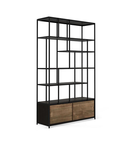 Allred Collaborative - Ethnicraft - Studio Rack - Teak - 2 Doors - Studio Rack - Teak - 2 Doors - 10082