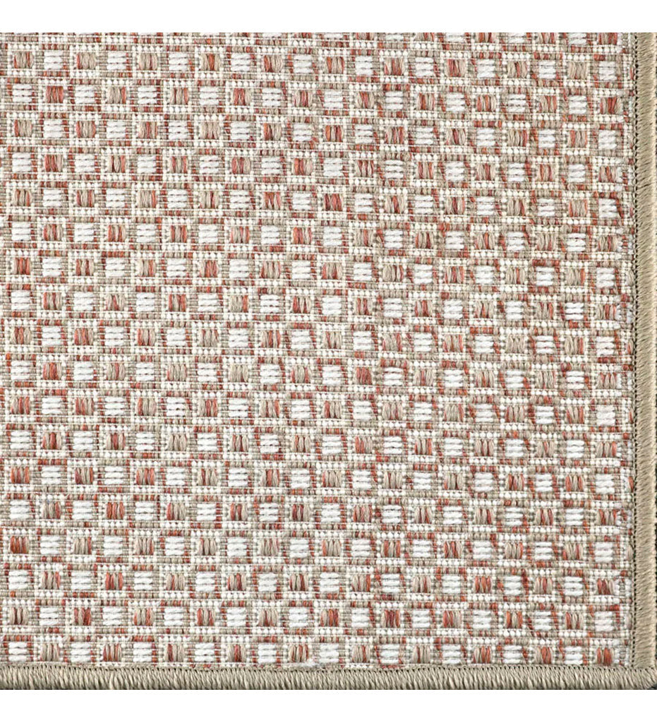 Allred Collaborative - Fibreworks - Mondrian Terra Cotta Indoor/Outdoor Rug - Mondrian Terra Cotta Indoor/Outdoor Rug - 1411-268