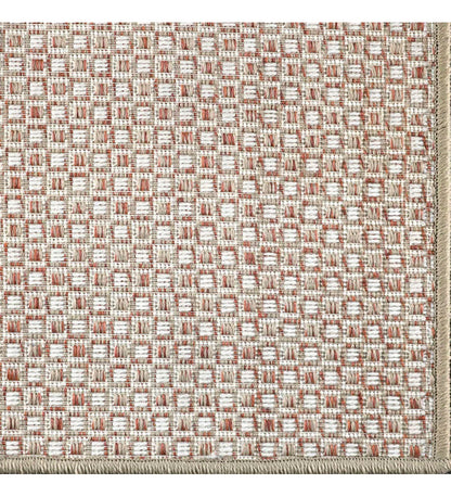 Allred Collaborative - Fibreworks - Mondrian Terra Cotta Indoor/Outdoor Rug - Mondrian Terra Cotta Indoor/Outdoor Rug - 1411-268