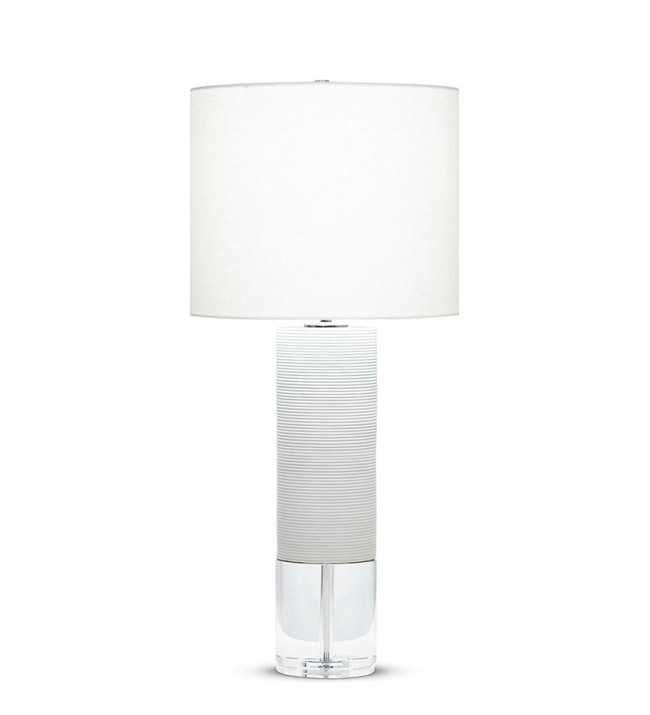 Allred Collaborative - FlowDecor - Baby Bermuda Table Lamp - - Baby Bermuda Table Lamp - Baby Bermuda Table Lamp - - Off-White Linen Shade 4587-OWL