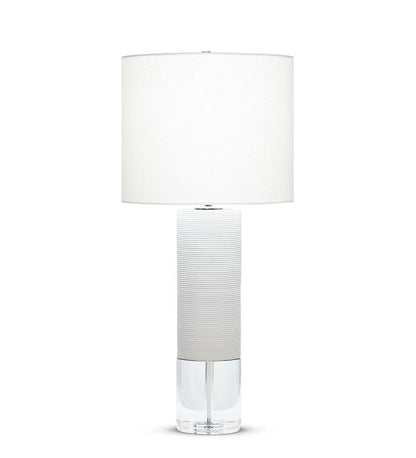 Allred Collaborative - FlowDecor - Baby Bermuda Table Lamp - - Baby Bermuda Table Lamp - Baby Bermuda Table Lamp - - Off-White Linen Shade 4587-OWL