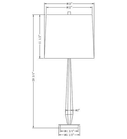 Allred Collaborative - FlowDecor - Baby Zoe Table Lamp - - Baby Zoe Table Lamp - Baby Zoe Table Lamp - - Off-White Linen Shade 4359-OWL