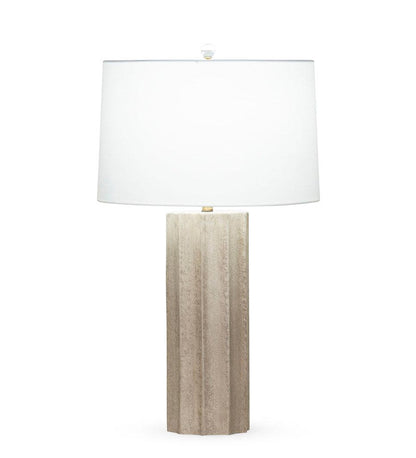 Allred Collaborative - FlowDecor - Capri Table Lamp - - Capri Table Lamp - Capri Table Lamp - - Off-White Cotton Shade 4403-OWC