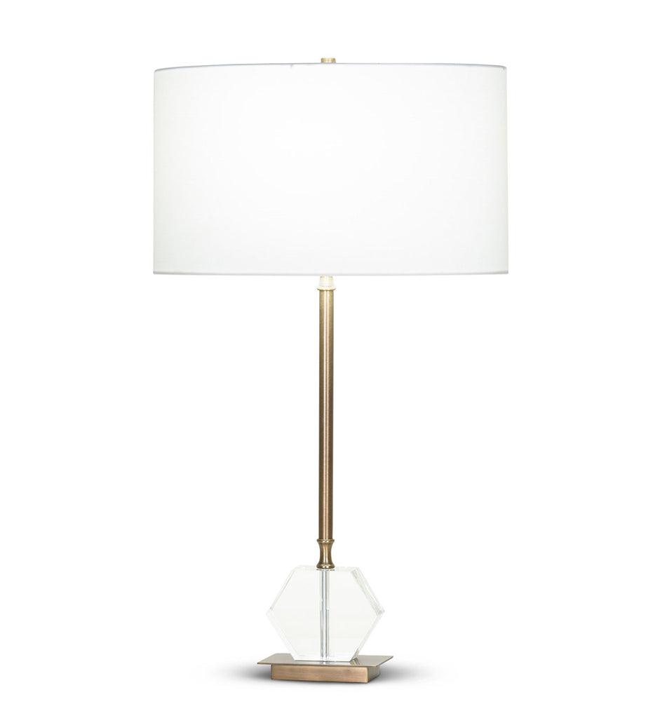 Allred Collaborative - FlowDecor - Henrietta Table Lamp - Henrietta Table Lamp Henrietta Table Lamp - Off-White Cotton Shade 4364-OWC