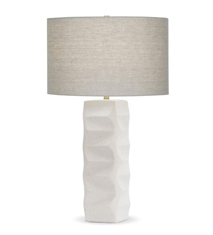 Allred Collaborative - FlowDecor - Kraft Table Lamp - - Kraft Table Lamp - Kraft Table Lamp - - Beige Linen Shade 4576-BGL