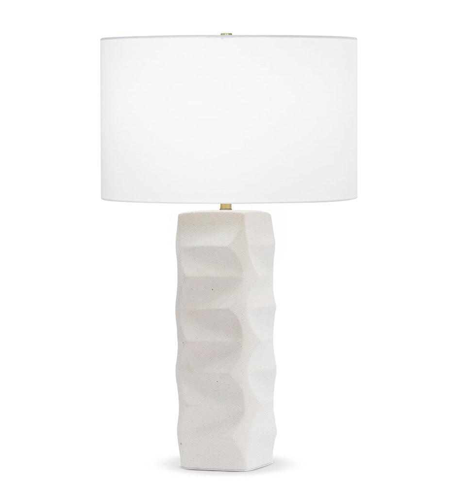 Allred Collaborative - FlowDecor - Kraft Table Lamp - - Kraft Table Lamp - Kraft Table Lamp - - Off-White Cotton Shade 4576-OWC